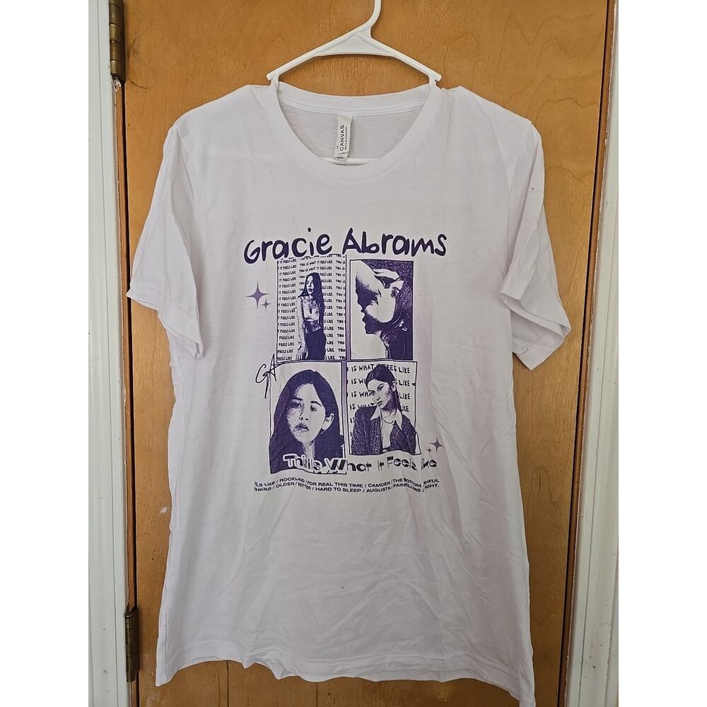 Gracie Abrams Medium Short Sleeve Shirt This is What it Feels Like 2021 Merch
